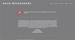 Desktop Screenshot of halomessengers.com